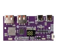 Muuookka Módulo Cargador de Batería de Litio y Plomo-Ácido con LED, Doble USB, Micro-Tipo/Tipo C, Compatible con QC2.0/QC3.0/QC4.0 A