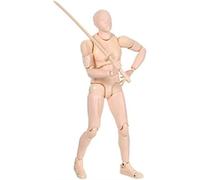 Muuookka Muñecas para Modelar, Pintar Muñecas, Dibujar, Títeres, Herramientas, Figura de Acción Articulada, Color de Piel, Masculino