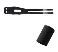 Muuookka Muñequera TFCC con Diseño de Doble Correa, de Soporte Ajustable para Actividades Deportivas y Alivio del Dolor, Se Adapta A Muñecas de 5 A 9 Pulgadas, Color Negro, para Mano Izquierda