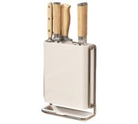 Muuookka Organizador de Cubiertos de Pared Sin Taladro para Encimera de Cocina, Estante para Palillos y Utensilios, Escurre y Almacena.