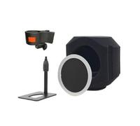 Muuookka Parabrisas para MicróFono con Aislamiento AcúStico, Cubierta CilíNdrica de Espuma para MicróFonos, para una GrabacióN de Audio NíTida, C