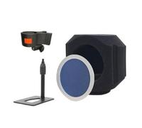 Muuookka Parabrisas para MicróFono con Aislamiento AcúStico, Cubierta CilíNdrica de Espuma para MicróFonos, para una GrabacióN de Audio NíTida, B