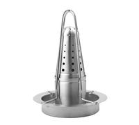 Muuookka Parrilla de Acero Inoxidable para Asar Pollos, PortáTil, para Exteriores, con Placa Antiadherente ExtraíBle.