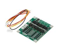 Muuookka Placa de Protección de Carga para Baterías de Litio LiFePO4 4S de 3,7 V y 30 A, 12,8 V, 14,4 V, 18650 y 32650, con Equilibrio