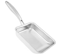 Muuookka Sartén Antiadherente para Tortilla Japonesa Tamagoyaki de Acero Inoxidable, Utensilios de Cocina