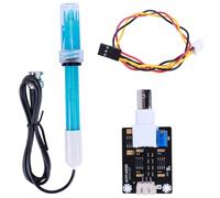 Muuookka Sonda de Sensor de Electrodo de PH de 0 A 14 PH con Sensor de PH. Sonda de Repuesto de PH para Analizador de Agua de Piscina de Laboratorio Experimental.