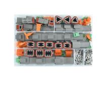 Muuookka Surtido de 180 Conectores Deutsch Serie DT, Conectores Eléctricos Automotrices Impermeables con Contactos Estampados.