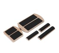 Muuookka Tabla de Equilibrio de Madera Profesional para Entrenamiento de Piernas, Balancín Antideslizante, Tabla de Equilibrio para Escritorio de Pie.