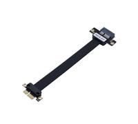 Muuookka Tarjeta Elevadora PCIE 1X de 20 Cm, Extensor PCIE X1 de 16 Gbps, Cable de Cinta de Extensión PCI Express 4.0 X1 A X1, Computadora B