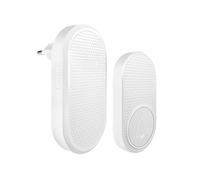 Muuookka Timbre Inalámbrico Inteligente de Larga Distancia de Transmisión, 433 MHz, Buscapersonas Inteligente, Enchufe UE.