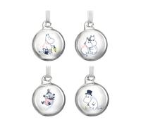 Muurla Bola de Navidad Mumin Ø5 cm. 4-pack Let it snow