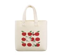 Muurla Bolsa Tote Bag 25x25 cm Manzanas Alegres