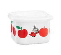 Muurla Bote esmaltado Moomin con tapa 0.67 L Joyfull Apples-rojo