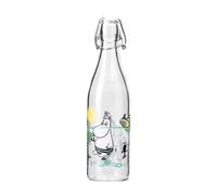 Muurla Botella de vidrio Mumin 0.5 l Fun in the water