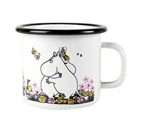 Muurla Taza esmaltada Mumin abrazo 25 cl blanco