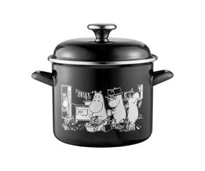 Muurla Olla esmaltada Mumin con tapa alta 3.5 L Cocina