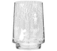 Muurla Portavelas/Jarrón In the Woods 20 cm transparente-blanco