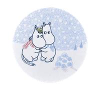 Muurla Posavaso Moomin Ø10 cm Let it snow