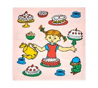 Muurla Servilletas Pippi 33x33 cm 20-pack Cumpleaños