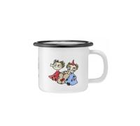 Muurla Taza de esmalte 1,5 dl Thingumy and Bob, color blanco, 1,5 dl