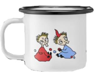 Muurla Taza de esmalte 1,5 dl Thingumy and Bob, color blanco, 1,5 dl