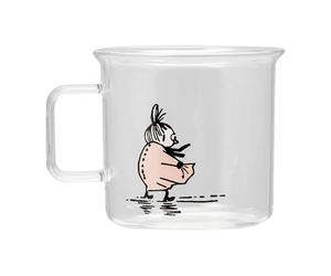 Muurla Taza de vidrio Little My 35 cl transparente