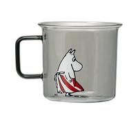 Muurla Taza de vidrio Moominmamma 35 cl gris