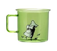 Muurla Taza de vidrio Snufkin 35 cl verde