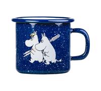 Muurla Moomin Sailors - Taza esmaltada (0,25 L), color azul
