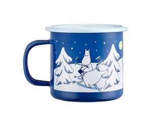Muurla Taza esmaltada Mumin 37 cl Noche estrellada