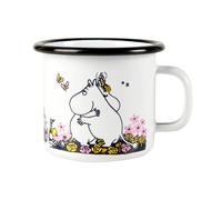 Muurla Taza esmaltada Mumin abrazo 25 cl blanco
