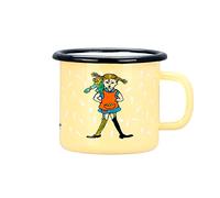 Muurla Vaso Largo Esmaltado Pippi 250ml para Niños, Vidrio, Apto para Lavavajillas