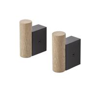 Muuto 2 Ganchos Attach roble-black