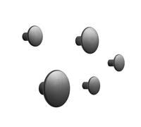 Muuto 5 Colgadores The Dots. metal negro