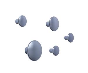 Muuto 5 Colgadores The Dots. metal Pale blue