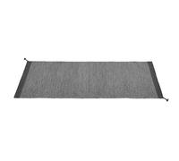 Muuto Alfombra de lana Ply 80x200 cm Dark grey