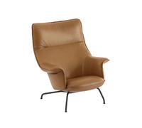 Muuto Butaca Doze Refine leather cognac-Black