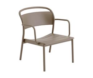 Muuto Butaca lounge Linear Steel Topo