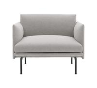 Muuto Butaca Outline chair tela Clay 12-Black