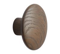 Muuto Gancho Dots wood dark stained brown Ø9 cm