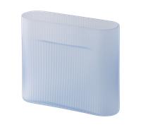Muuto Jarrón Ridge vidrio escarchado 16.5 cm Light blue