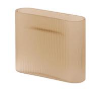 Muuto Jarrón Ridge vidrio escarchado 16.5 cm Naranja claro