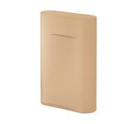 Muuto Jarrón Ridge vidrio escarchado 35 cm Naranja claro