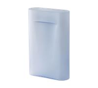 Jarrón Muuto Ridge Alt. 48,5 Azul Claro/ Vidrio Escarchado