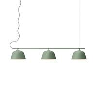 Muuto Lámpara de techo Ambit Rail Dusty green