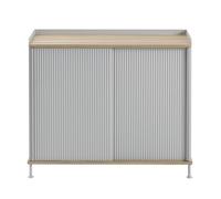 Muuto Mesa auxiliar Enfold. alta Oak-grey