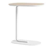Muuto Mesa auxiliar Relate 60.5 cm roble. blanco