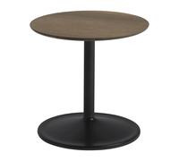 Muuto Mesa auxiliar Soft 40 cm Solid smoked oak-black