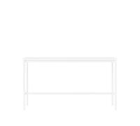 Muuto Mesa de bar Base High White laminate. base blanca. borde de abs. w50 l190 h105