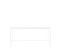 Muuto Mesa de bar Base High White laminate. base blanca. borde de abs. w50 l190 h95